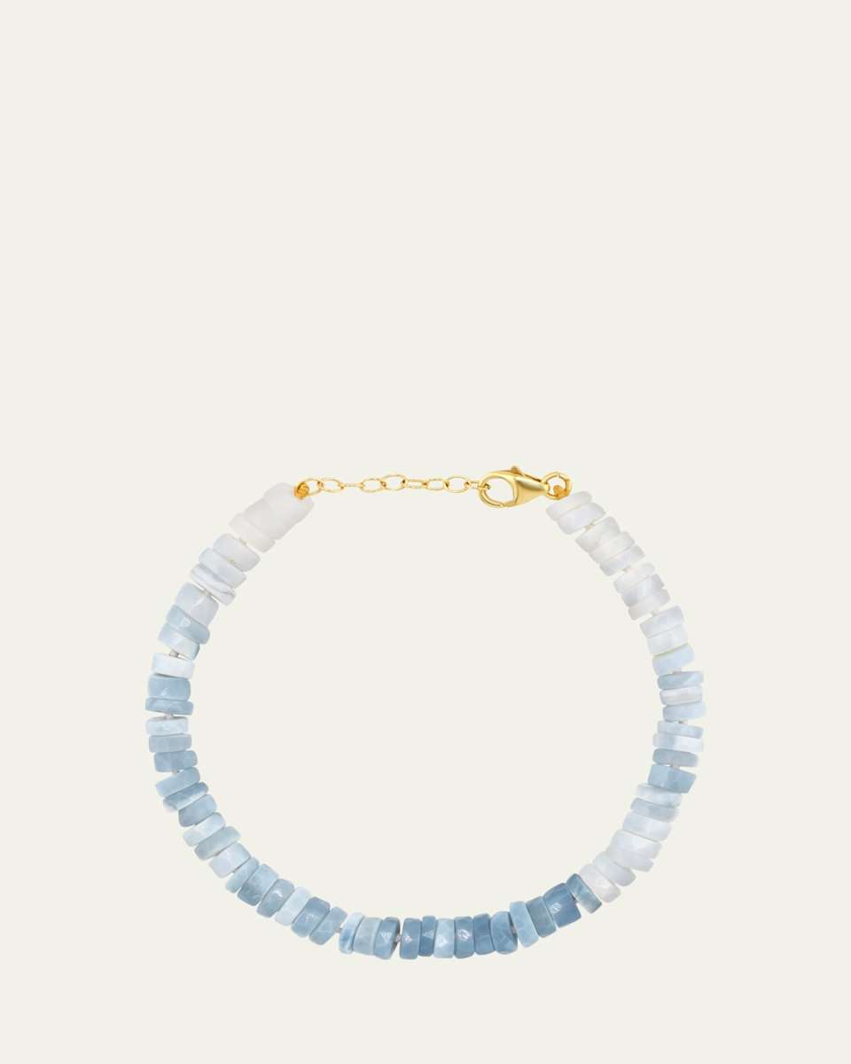 Ombre Blue Opal Fancy Cut Bracelet